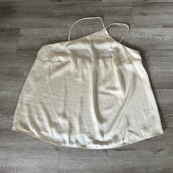New Women’s One Shoulder Tank Top Cream Size XXL - A New Day - Picture 3 of 10